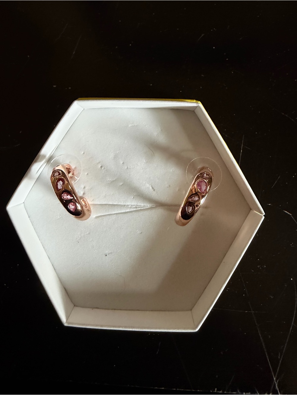 Rose Quartz on Rose Gold